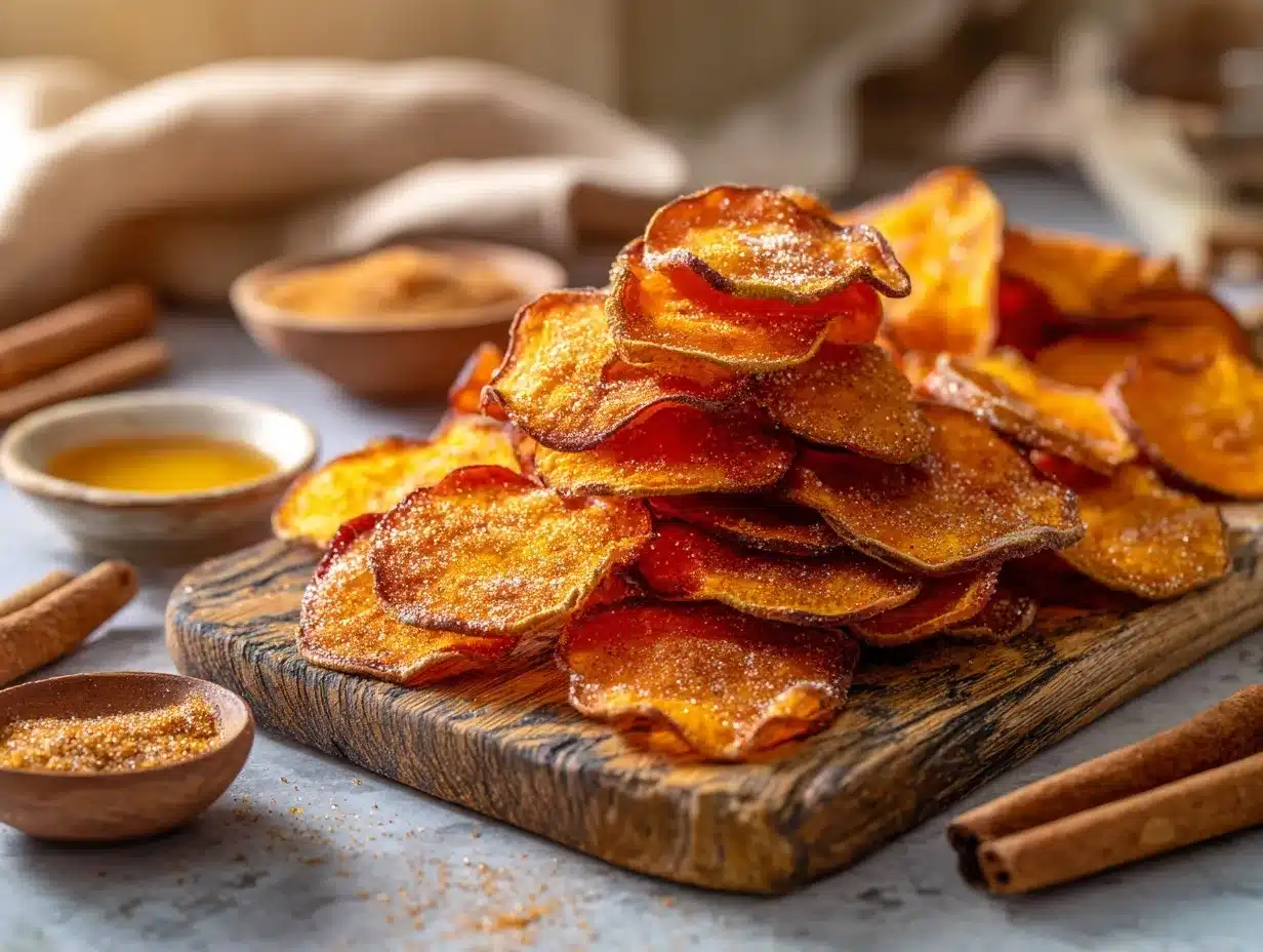 air fryer sweet potato chips preparation steps