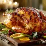 apple cider brined turkey - featured image