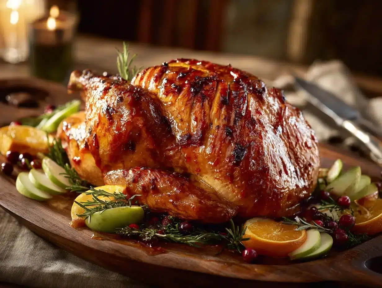 apple cider brined turkey preparation steps