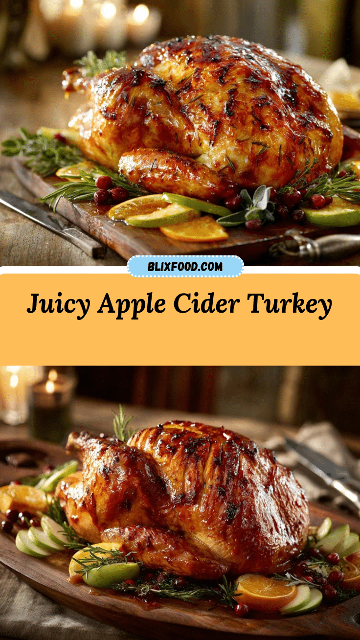 apple cider brined turkey recipe