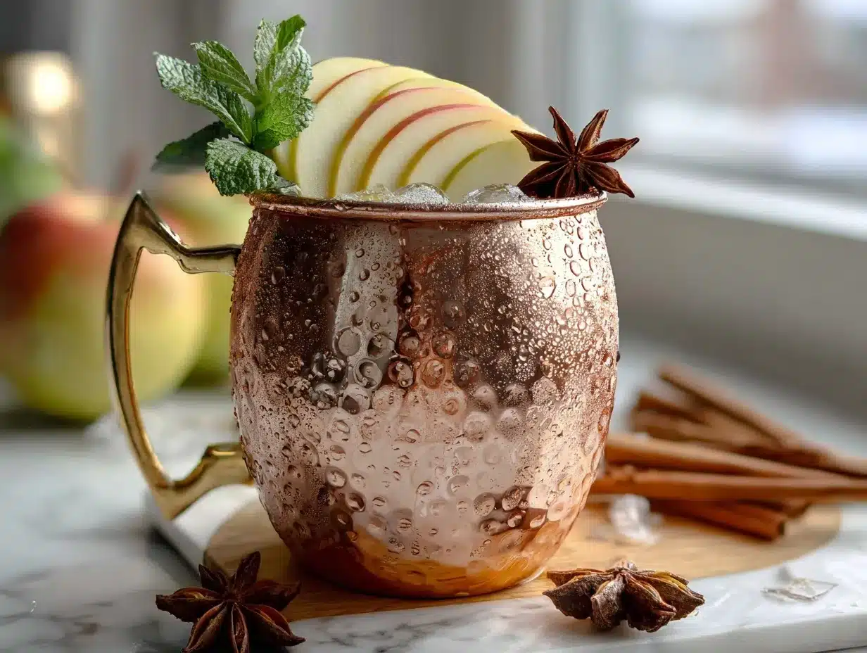 Apple Cider Moscow Mule preparation steps