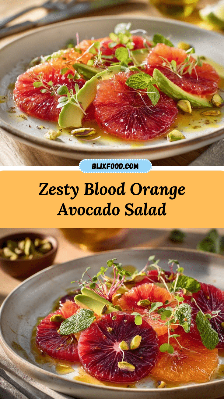 blood orange and avocado salad recipe