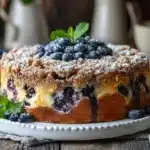 blueberry cream cheese coffee cake - featured image