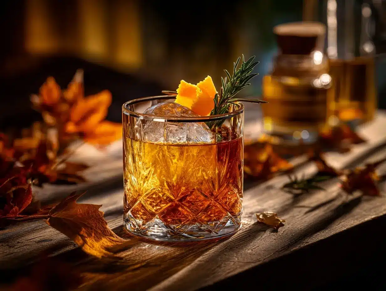 bourbon maple old fashioned preparation steps