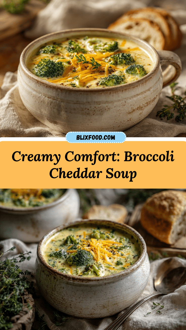 broccoli cheddar soup recipe