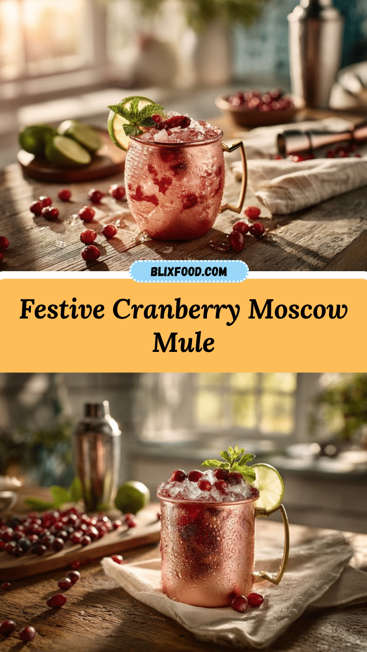 Cranberry Moscow Mule recipe