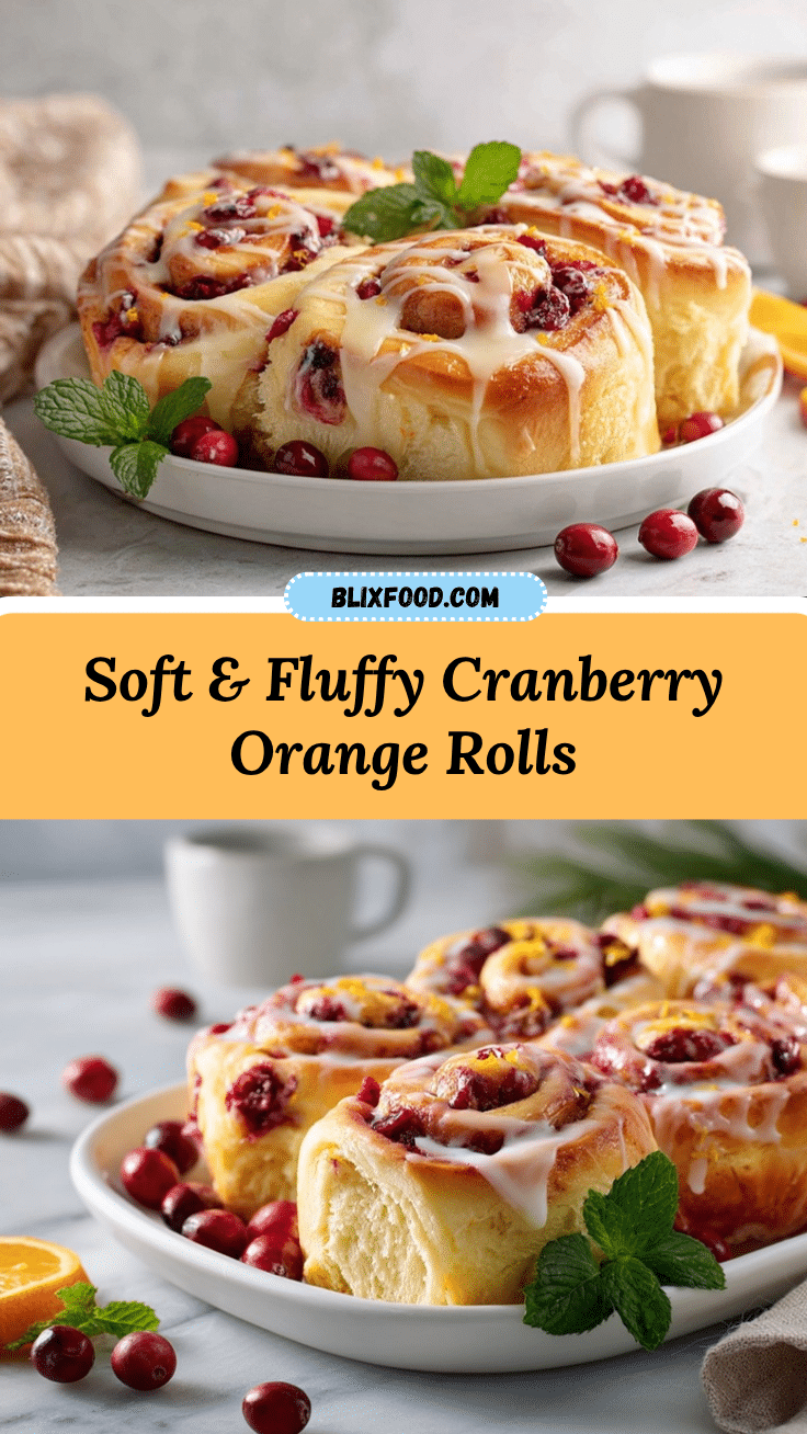 cranberry orange sweet rolls recipe