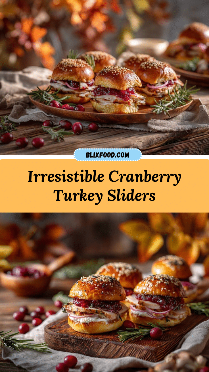 cranberry turkey sliders recipe