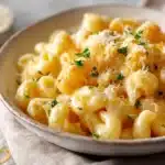 creamy mac and cheese - featured image