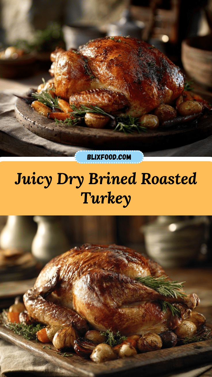 dry brined roasted turkey recipe