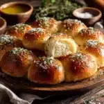 garlic butter Parmesan rolls - featured image