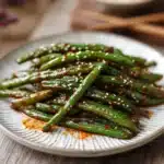gochujang green beans - featured image