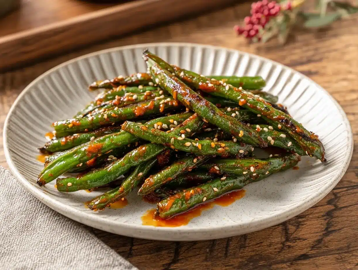 gochujang green beans preparation steps