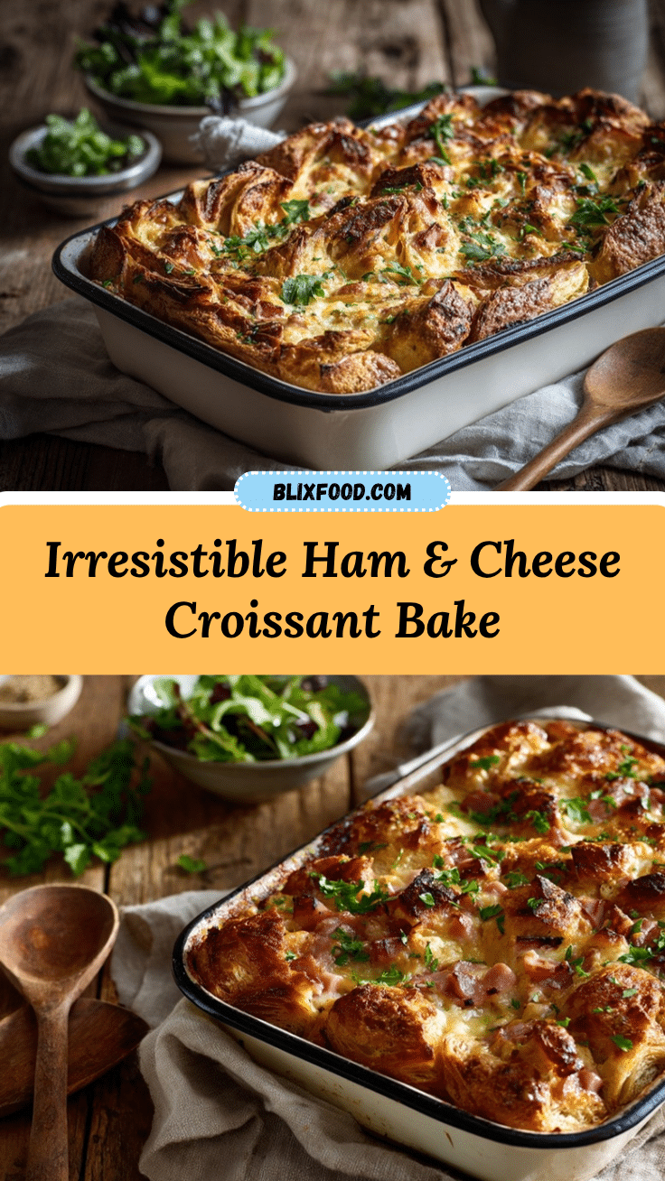 ham and cheese croissant bake recipe