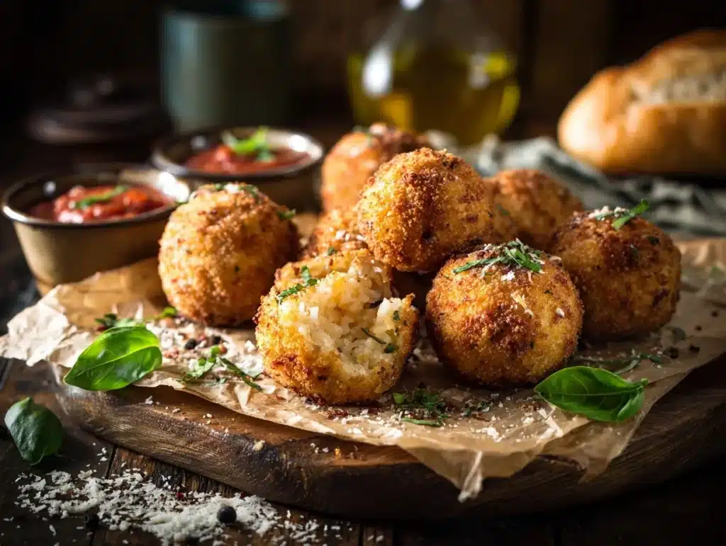Italian arancini stuffing balls - featured image