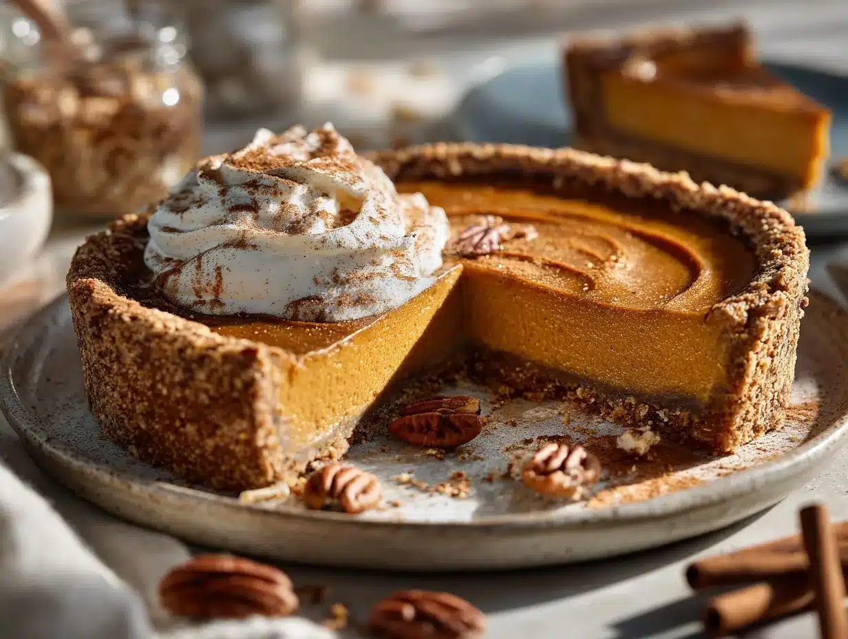 keto pumpkin pie preparation steps