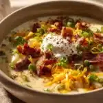 loaded baked potato soup - featured image