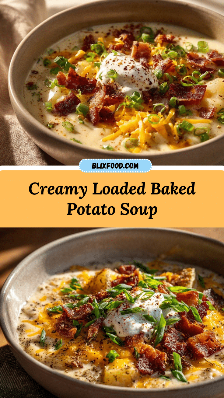 loaded baked potato soup recipe