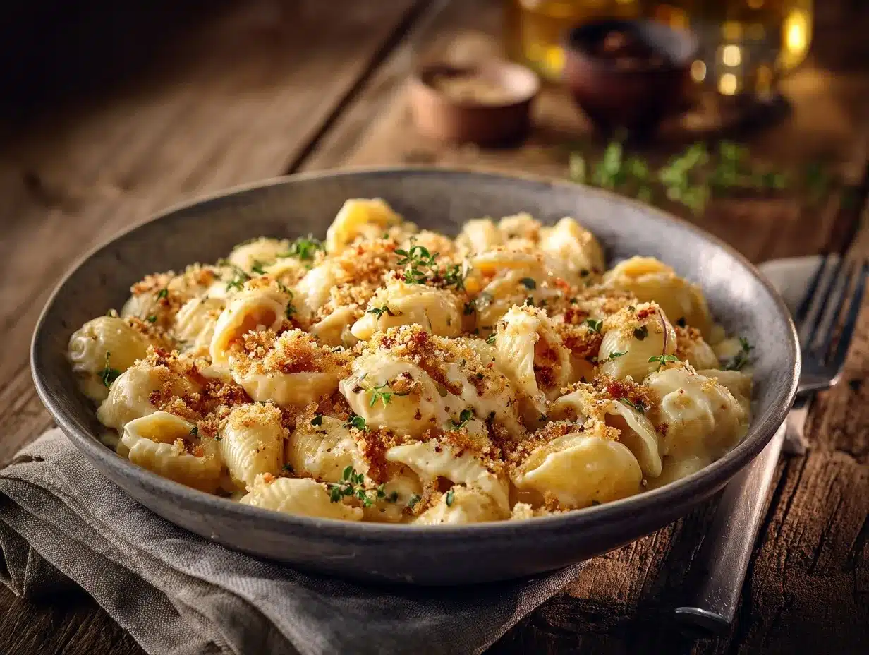 maple bourbon mac and cheese preparation steps