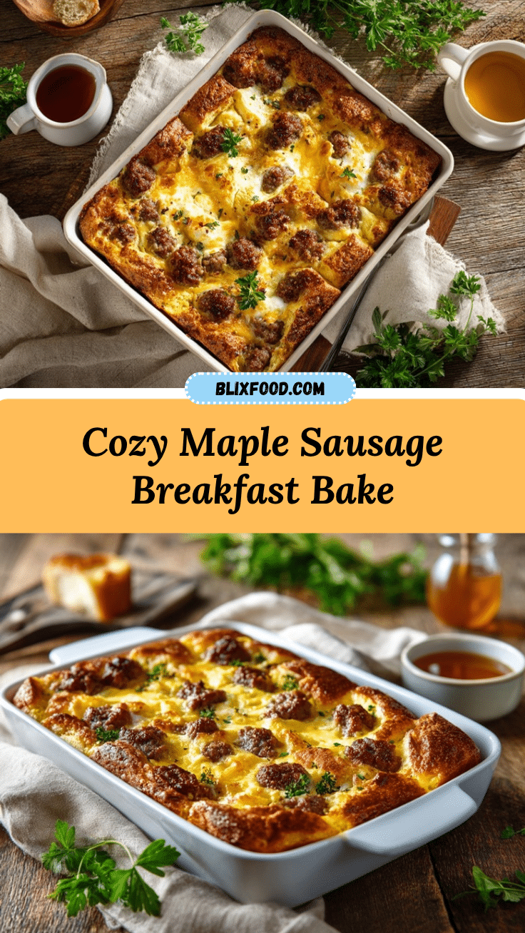 maple sausage breakfast casserole recipe