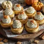 mini pumpkin cheesecakes - featured image
