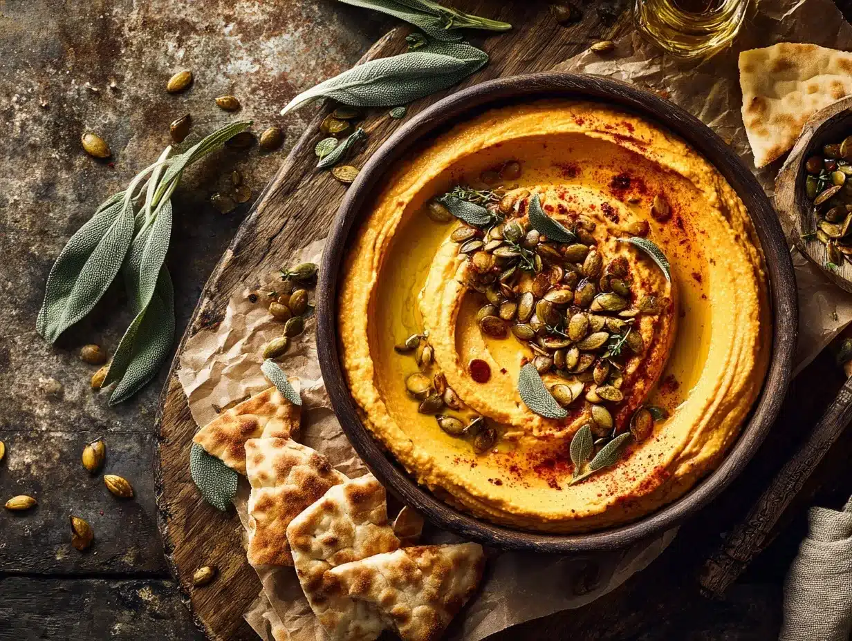 pumpkin hummus preparation steps