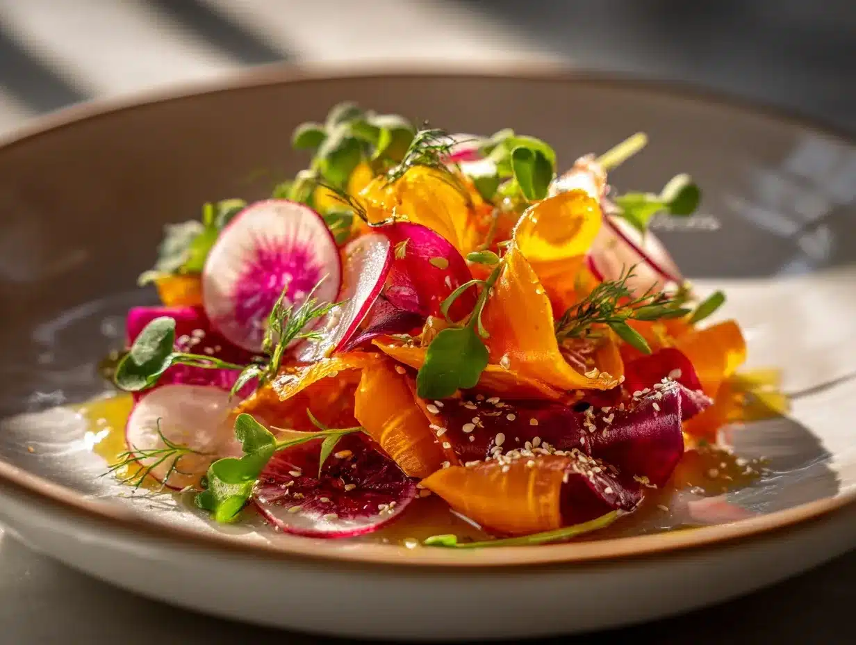rainbow carrot salad preparation steps
