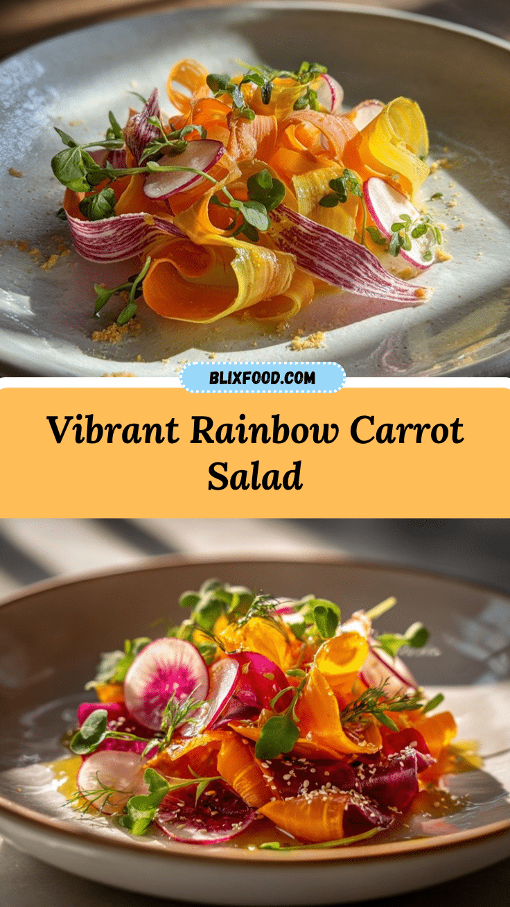 rainbow carrot salad recipe