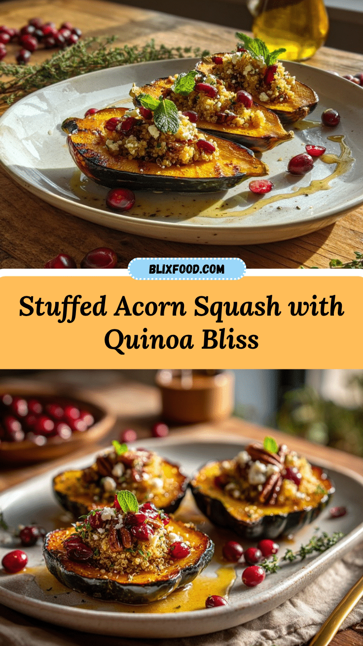 roasted acorn squash boats recipe
