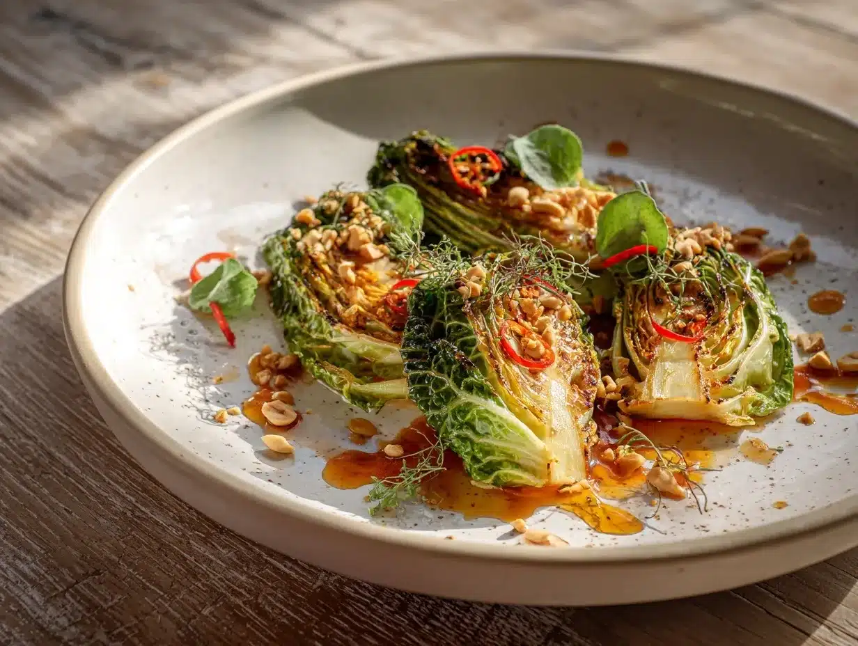 roasted cabbage recipe preparation steps