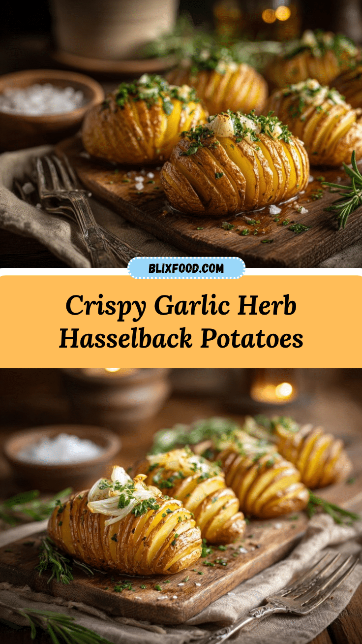 roasted garlic hasselback potatoes recipe