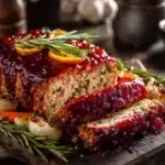 savory turkey meatloaf - featured image