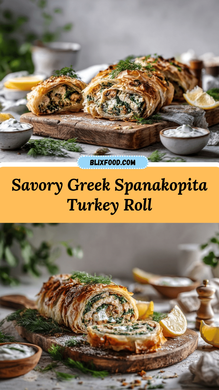 spanakopita turkey roll recipe