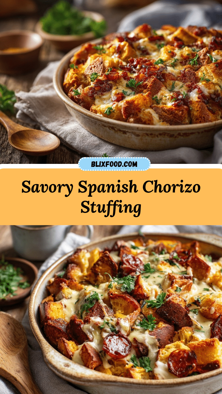 Spanish chorizo stuffing recipe