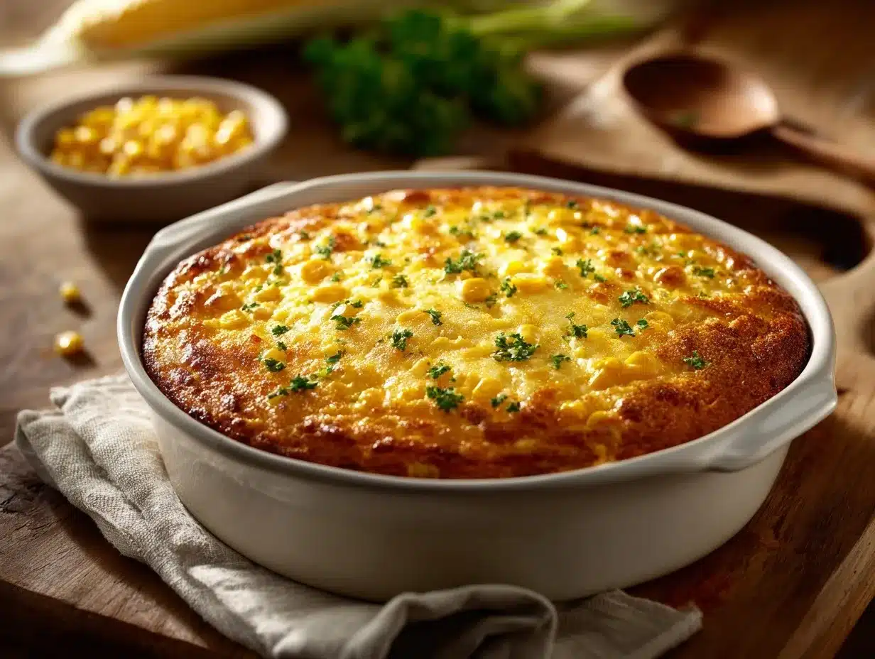 sweet corn casserole preparation steps