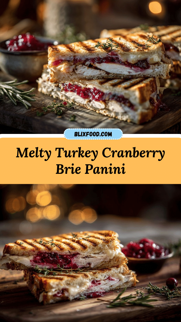 turkey cranberry brie panini recipe