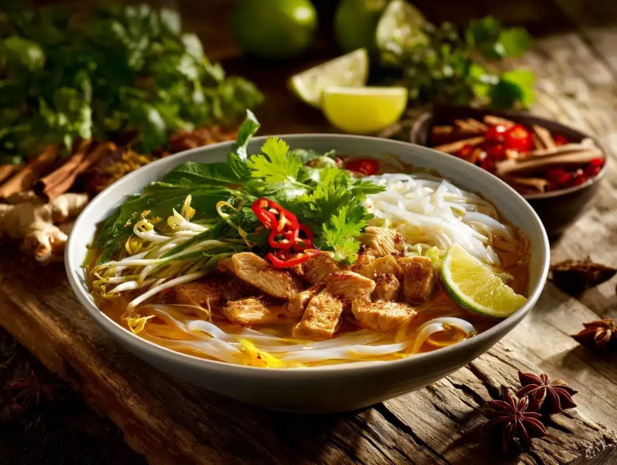 turkey pho preparation steps