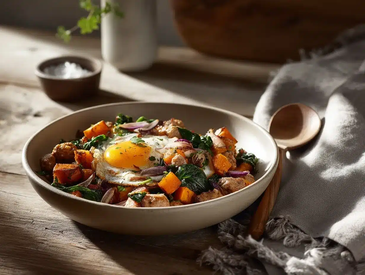 turkey sausage breakfast hash preparation steps