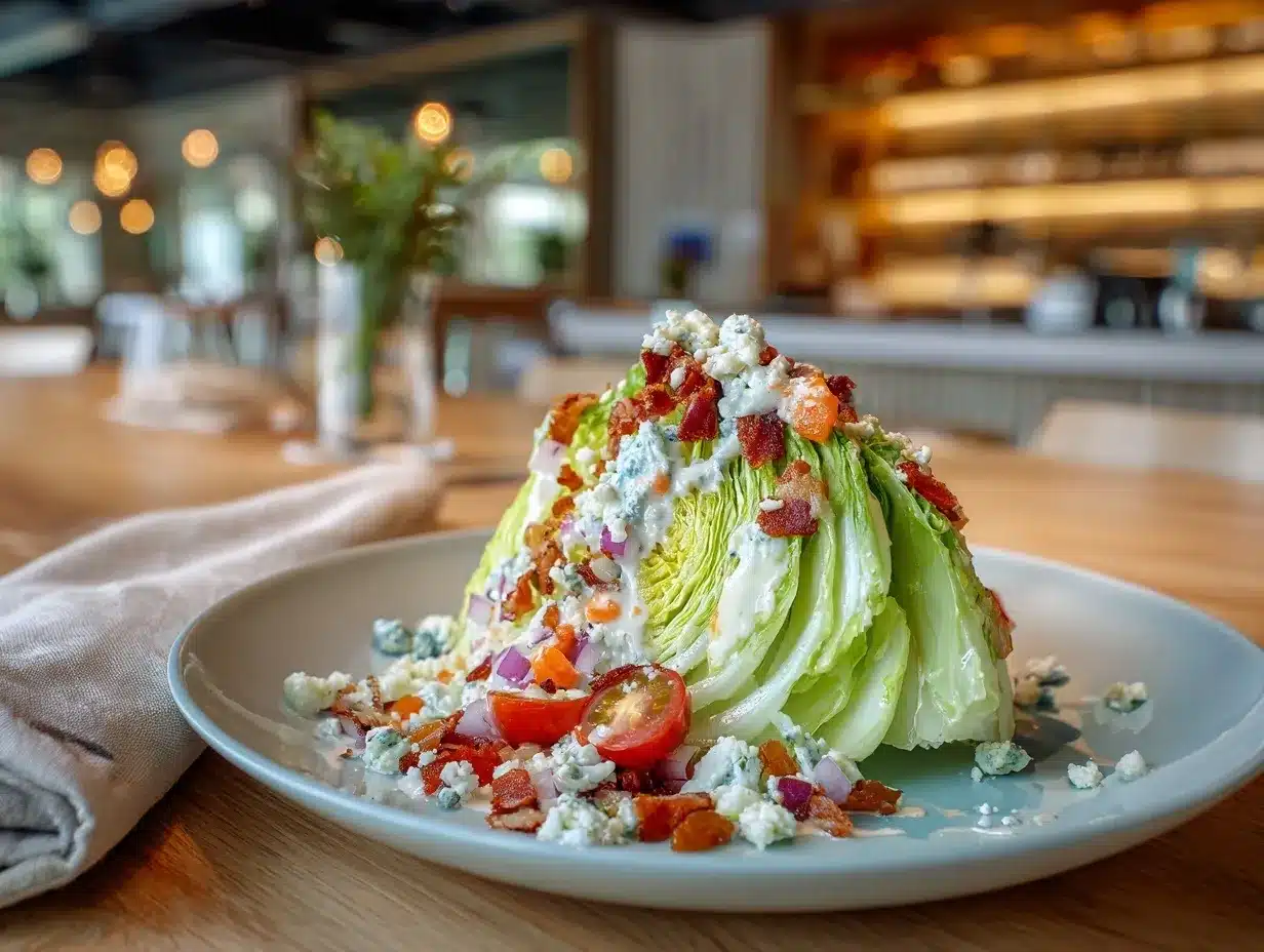wedge salad preparation steps