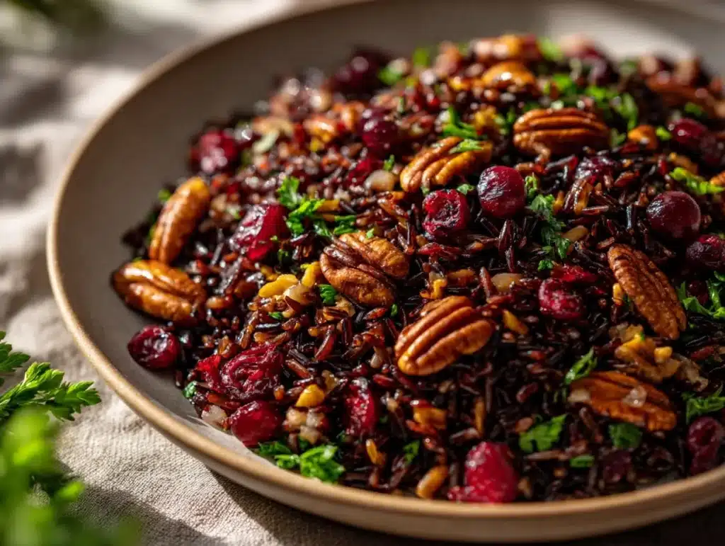 wild rice pilaf - featured image