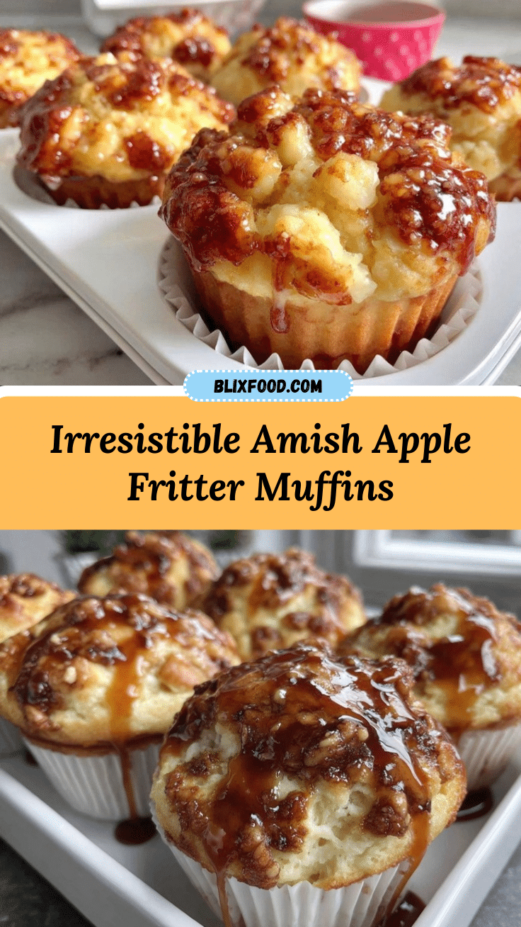 Amish Apple Fritter Muffins recipe