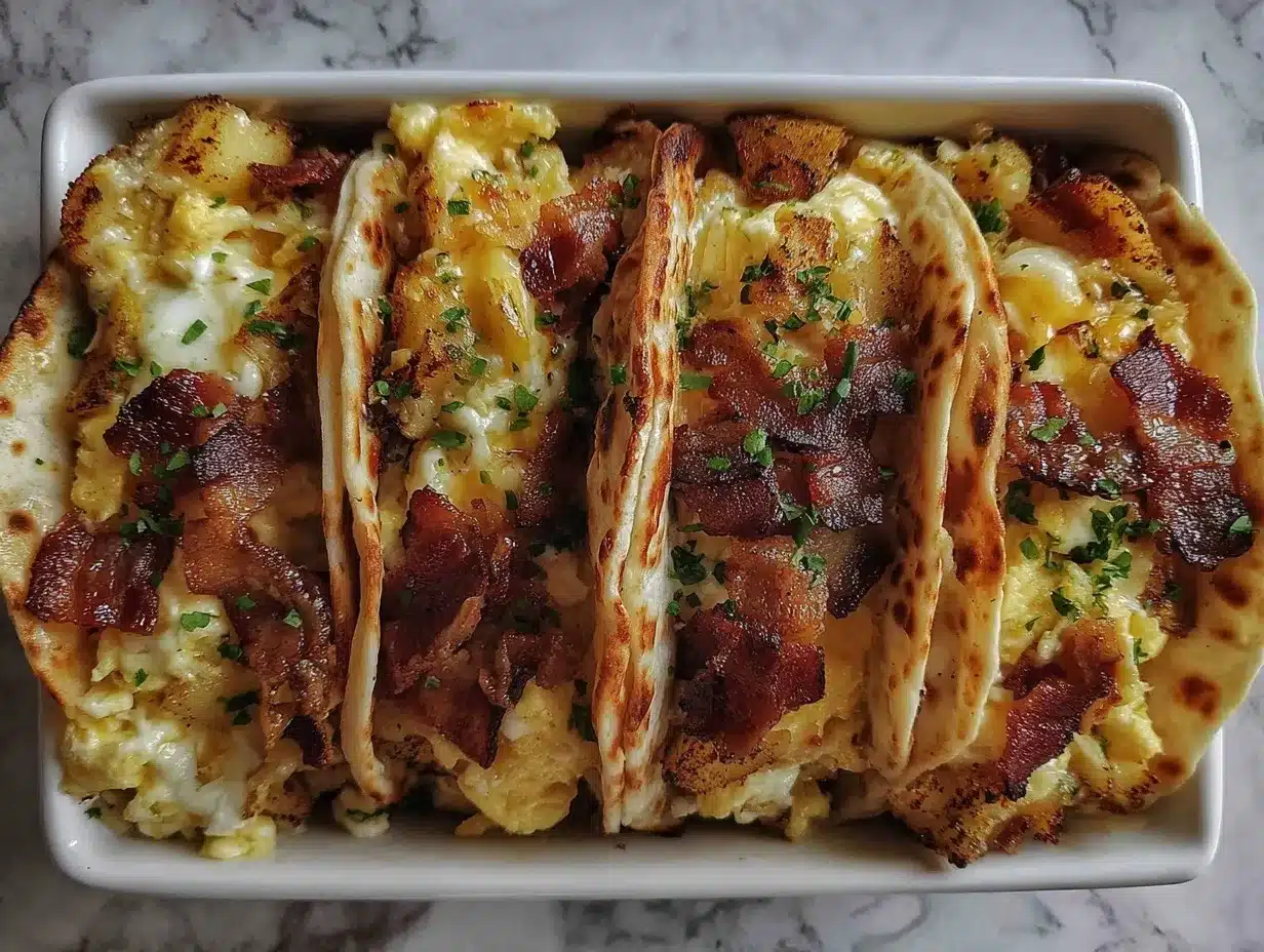 baked breakfast tacos preparation steps