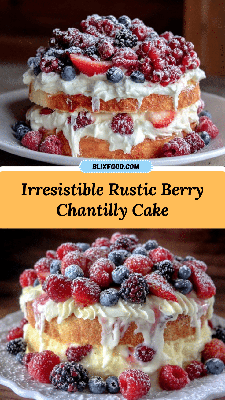 Berry Chantilly Cake recipe