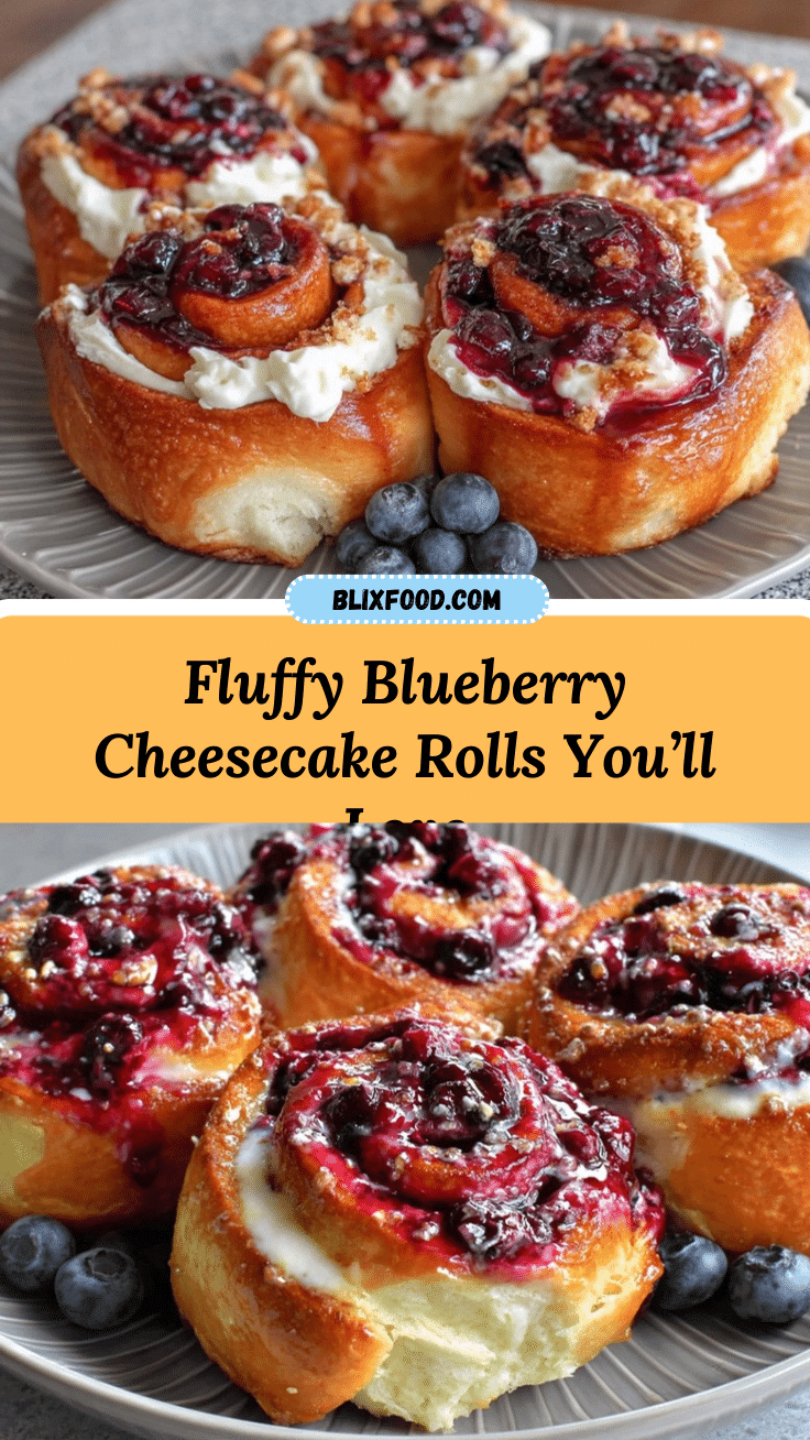 blueberry cheesecake rolls recipe