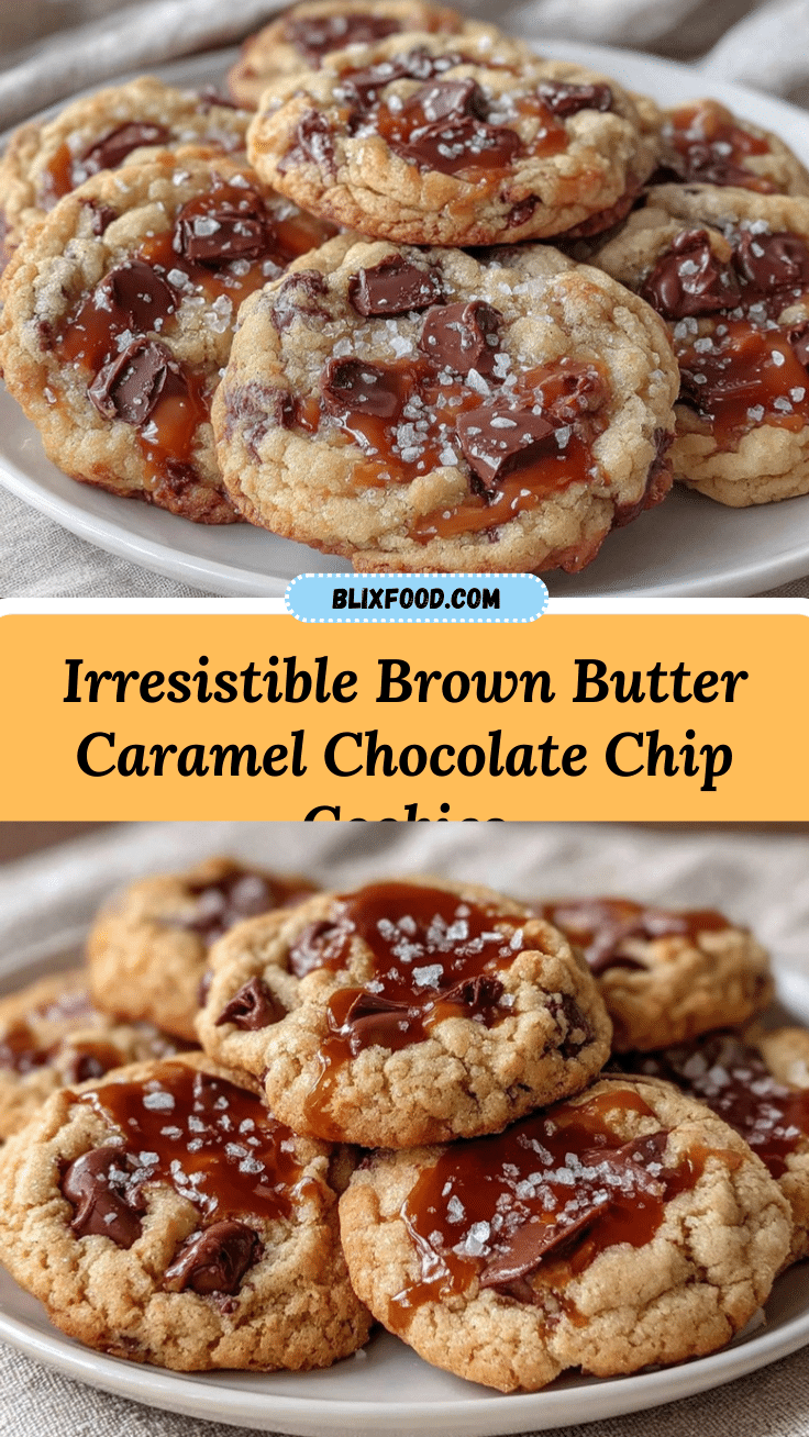brown butter salted caramel chocolate chip cookies recipe