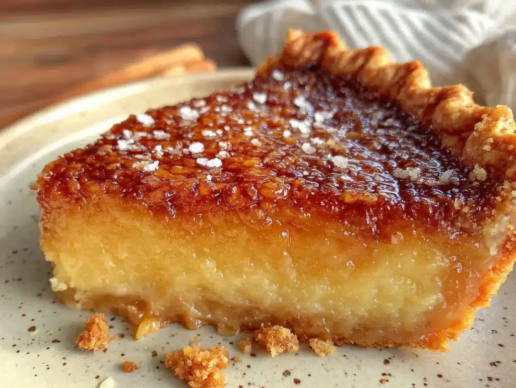 burnt honey pie - featured image