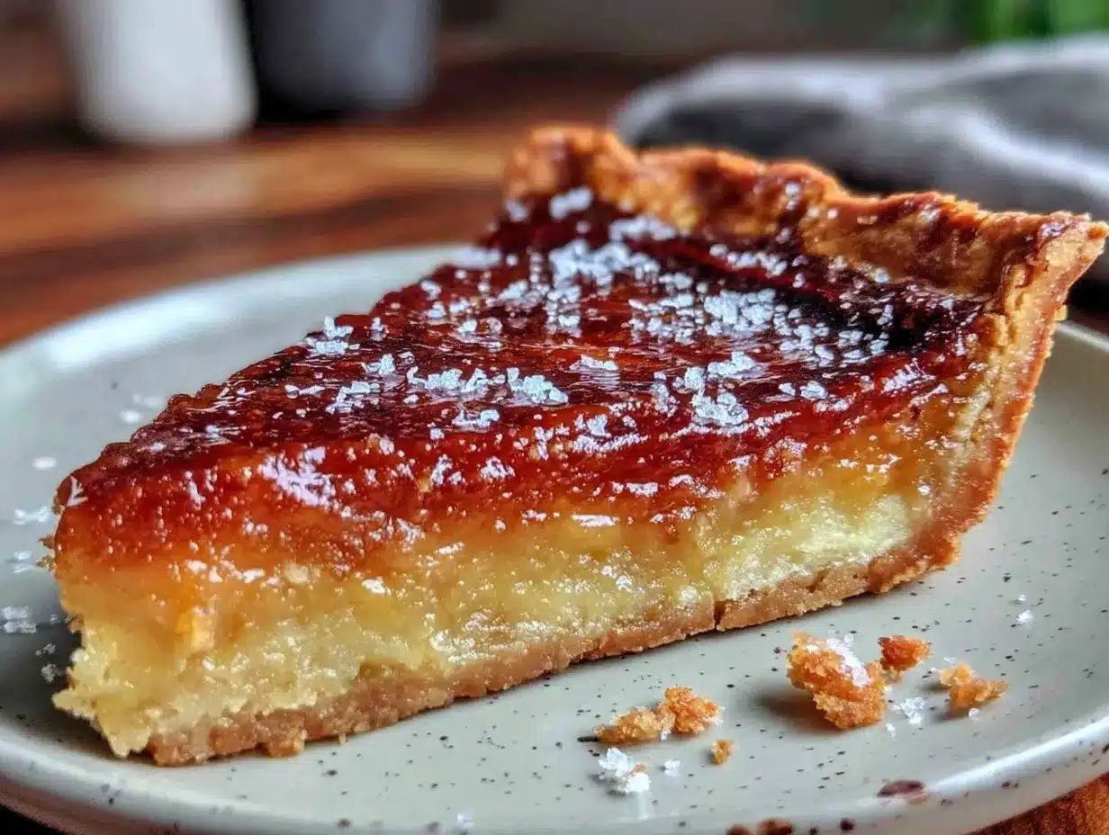 burnt honey pie preparation steps