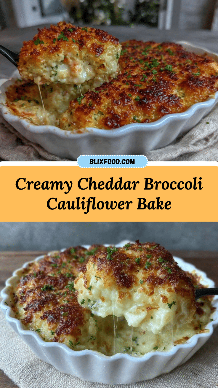 cheddar broccoli cauliflower gratin recipe