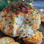 cheddar ranch cheeseball - featured image