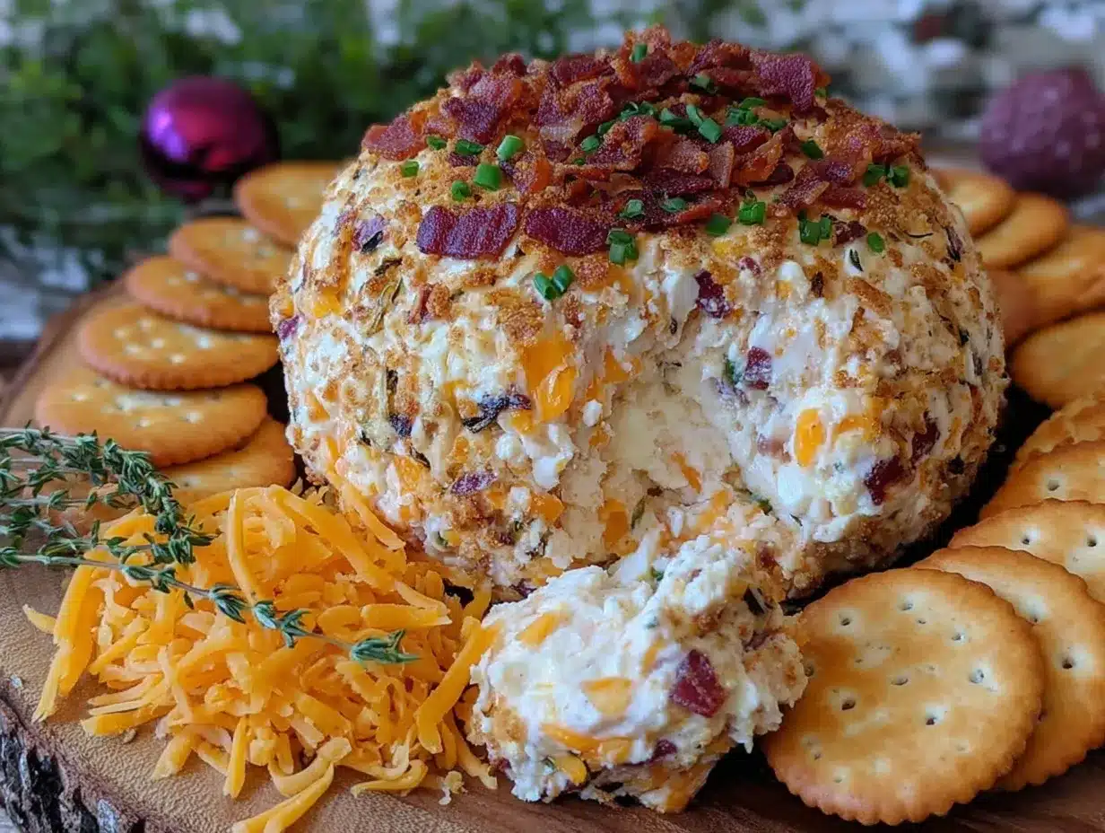 cheddar ranch cheeseball preparation steps